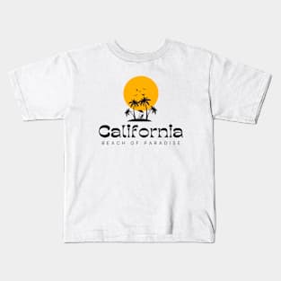 California beach of paradise tshirt Kids T-Shirt